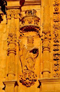 Salamanca. San Esteban. Portada. San Gregorio Magno