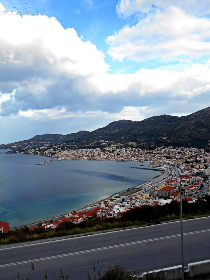 Samos Town by Yiannis Kapantais