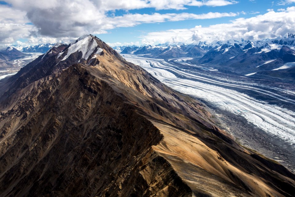 Mount Chitina and Logan Glacier