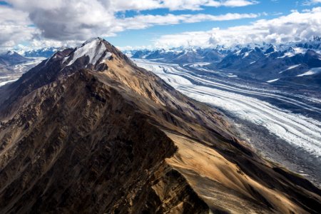 Mount Chitina and Logan Glacier photo