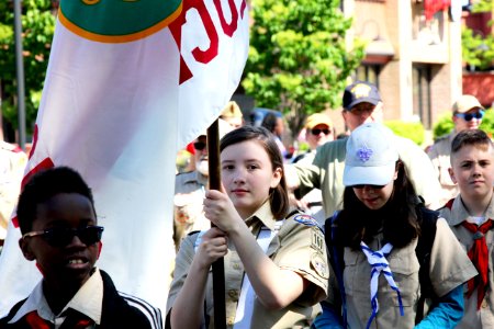 Girl Member of Boy Scouts