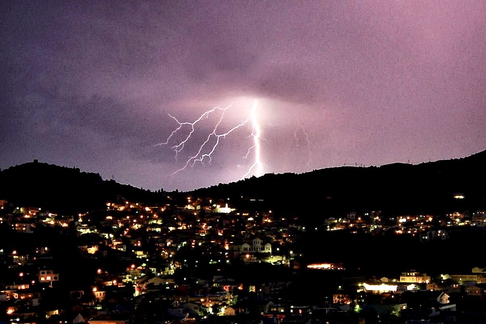 Storm In Samos Town, October 2012