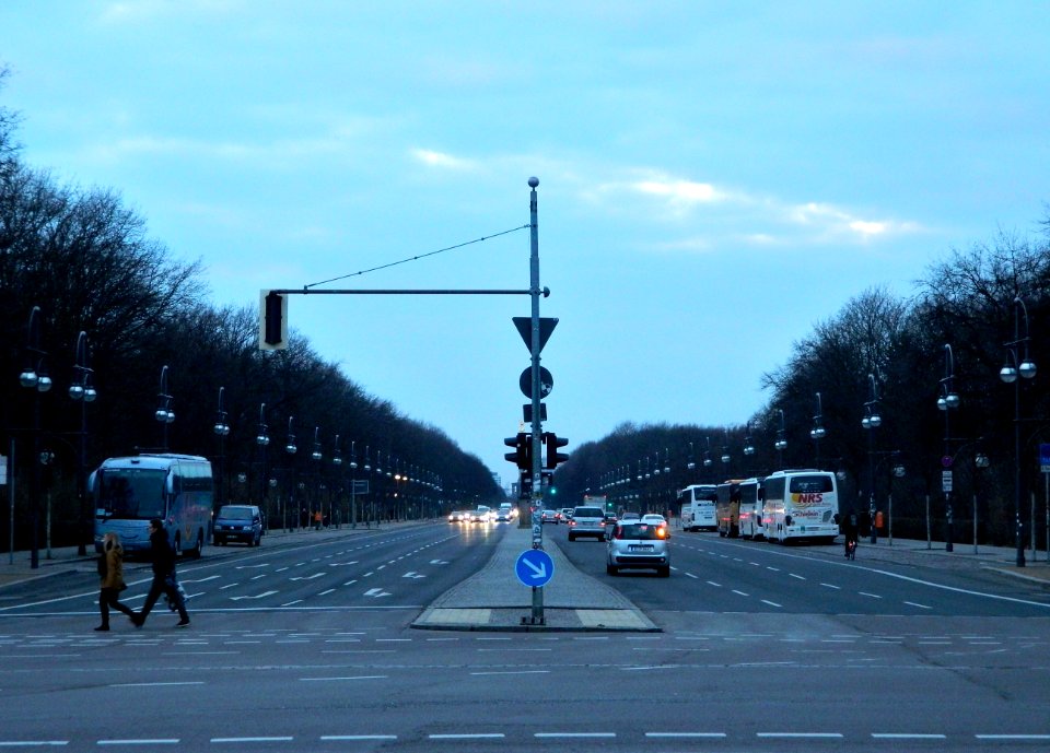 Opposite Brandenburg Gate
