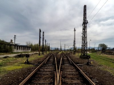Abandoned railway photo