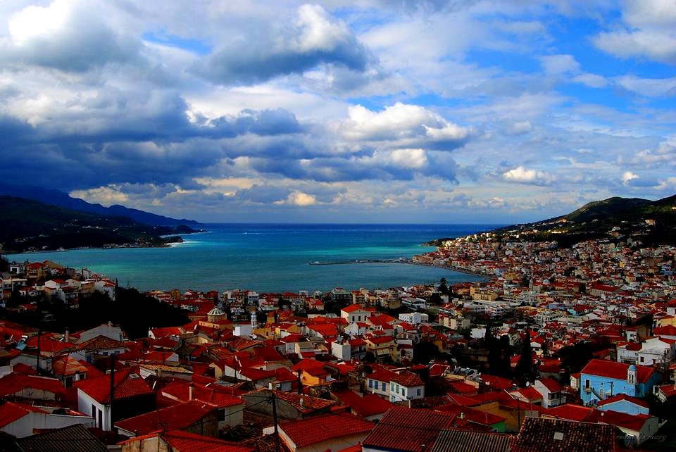 Samos Town by Manolis Marg-
