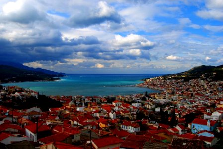 Samos Town by Manolis Marg-