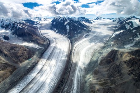 Baldwin Glacier and Fraser Glacier Confluence (3) photo