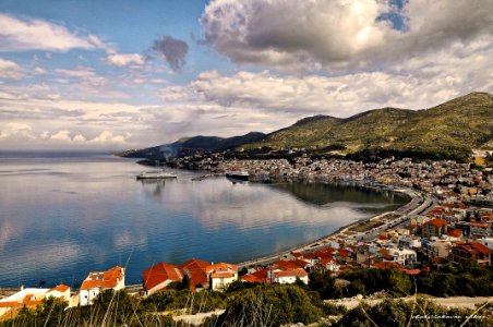 Samos Town by Nikos Hatziiakovou
