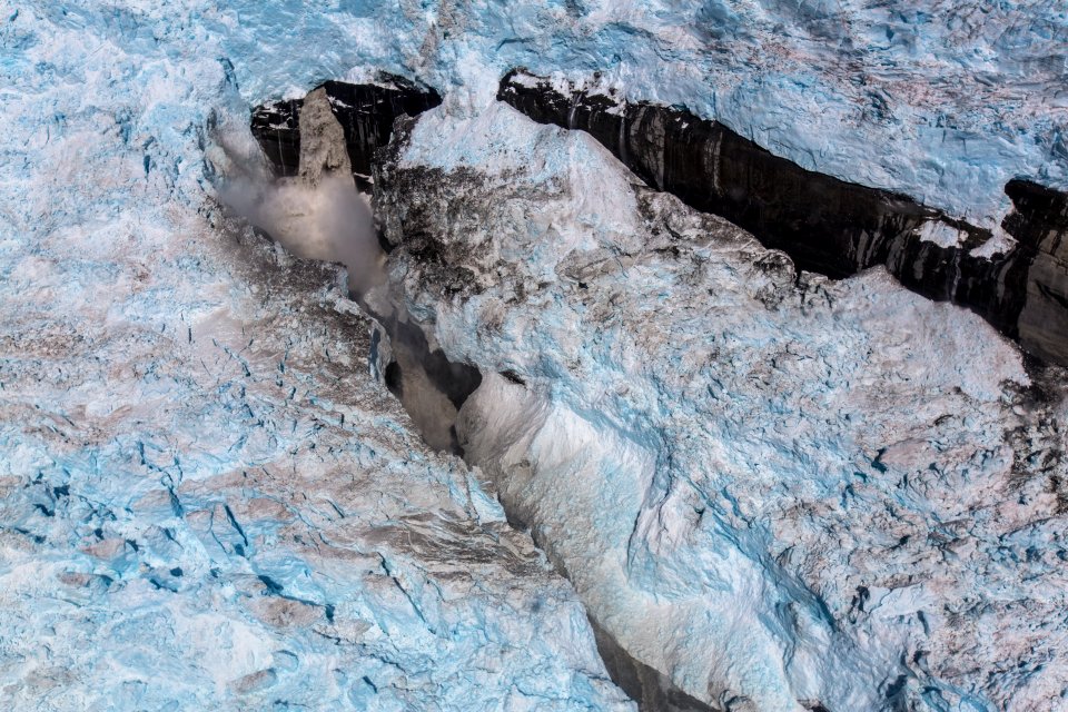 Guyot Glacier Falls