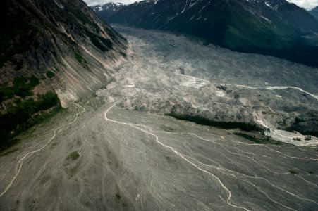 Aerial Photo from Wrangell-St. Elias National Park & Preserve photo