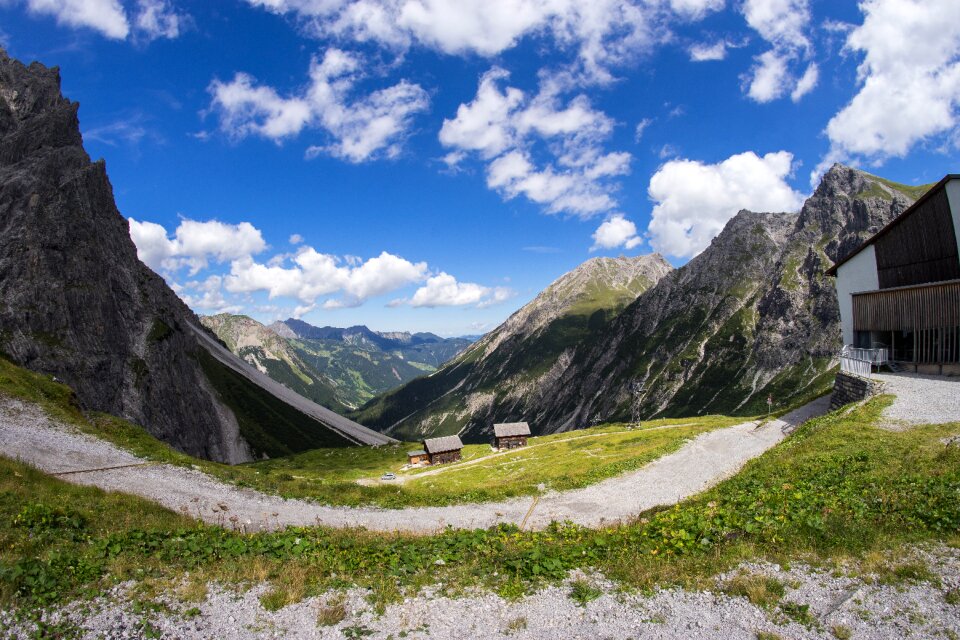 Sky panorama trail