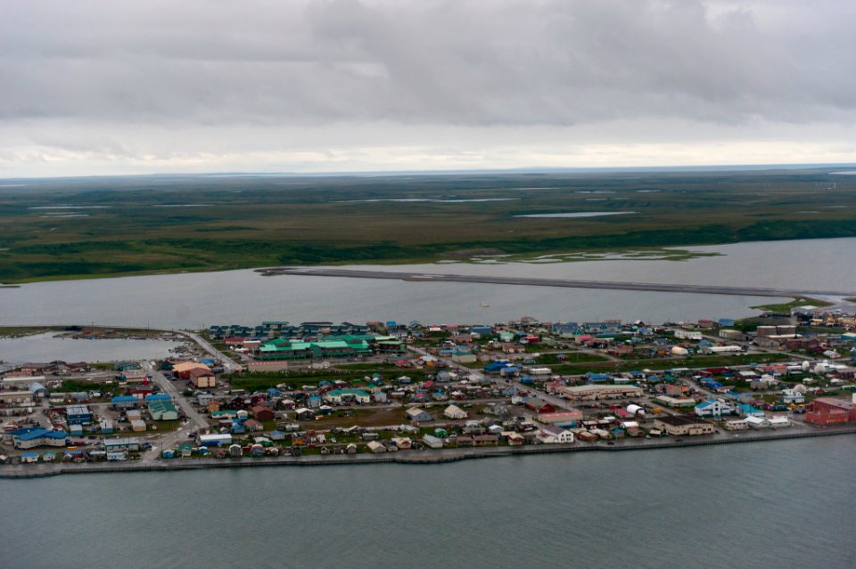 The bush village of Kotzebue, gateway to Kobuk Valley