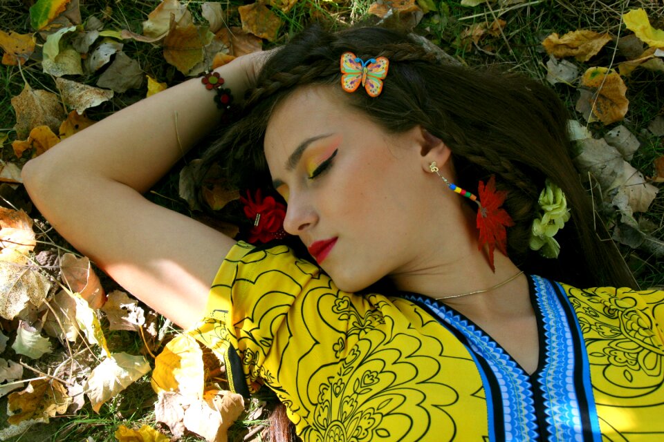 Portrait vegetation beauty