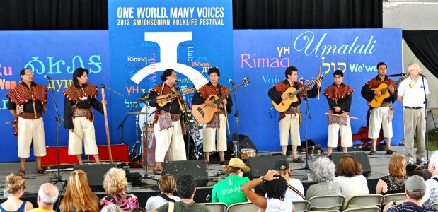 IAF Foundation Representative for Bolivia Kevin Healy introduces Los Masis. photo