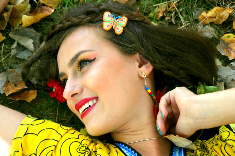 Portrait vegetation beauty