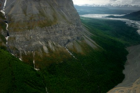 Aerial Photo from Wrangell-St. Elias National Park & Preserve photo