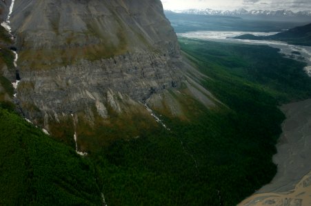 Aerial Photo from Wrangell-St. Elias National Park & Preserve