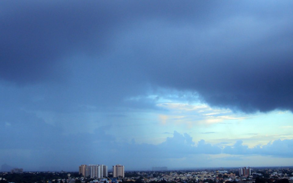 Half the sky is raining
