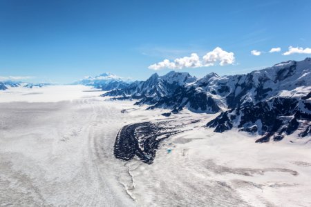 Bagley Icefield Looking Southeast Towards Mount St. Elias