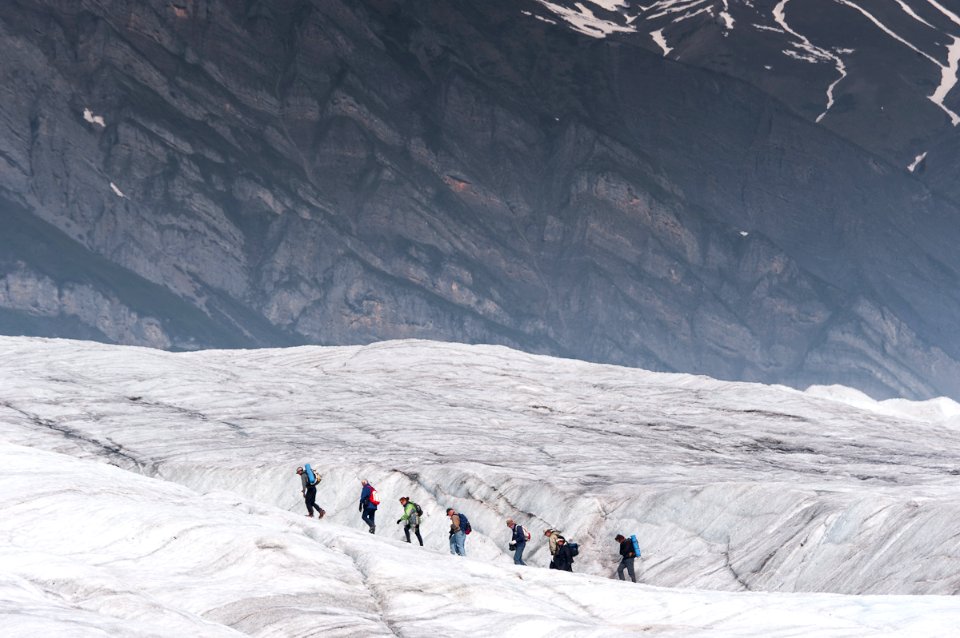 Glacier hike in Wrangell-St. Elias