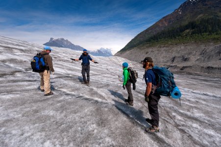 Glacier hike in Wrangell-St. Elias