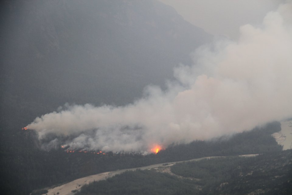 Currant Creek Fire, Lake Clark NP, 6-26
