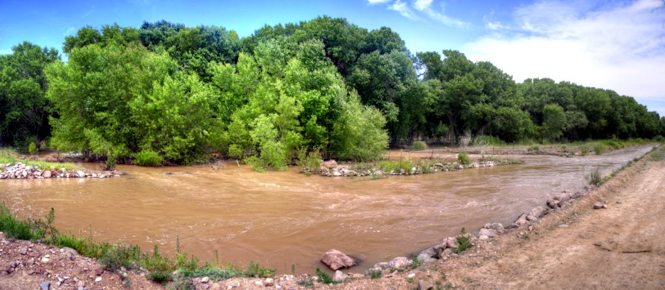 Outfall to ditch from BdANWR burn area