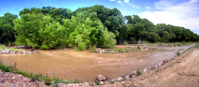 Outfall to ditch from BdANWR burn area