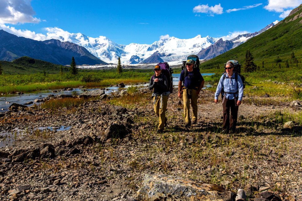 Backpackers Near Lake 2