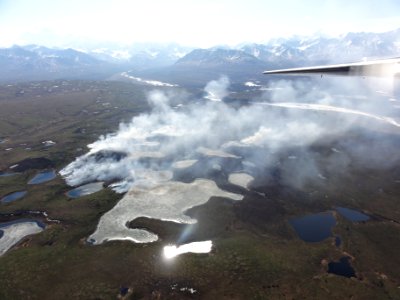 North Swift Fork Fire, 6/1/13, Alaska Fire Service photo by Will Hutto