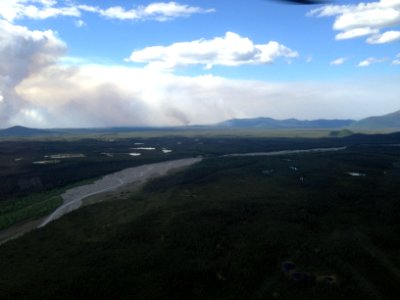 Chisana River Fire, June19, FWS Photo by John Grafft