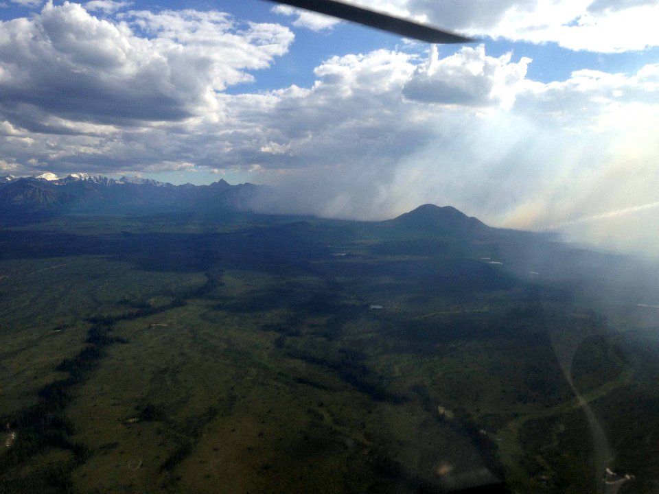 Chisana River Fire, June19, FWS Photo by John Grafft