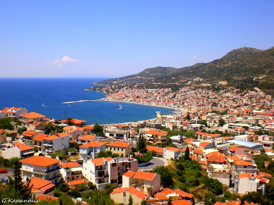 Samos Town by Yiannis Kapantais