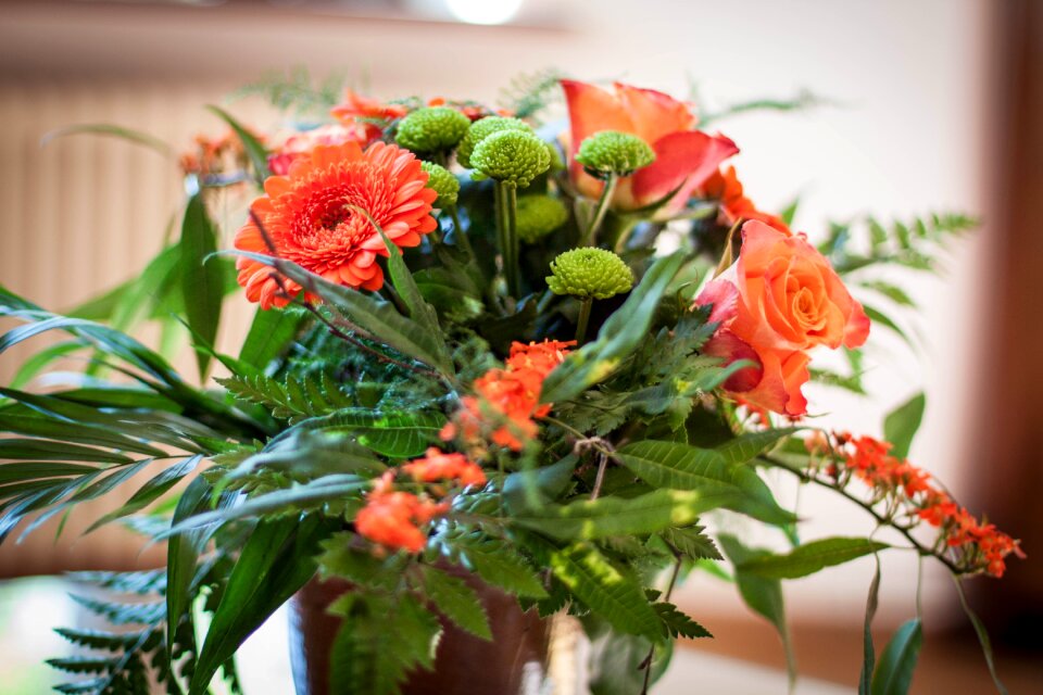 Bouquet of flowers valentine's day thank you