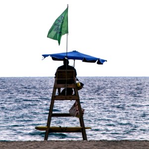 Vigilante de la playa