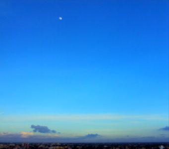 Moon in the sky photo