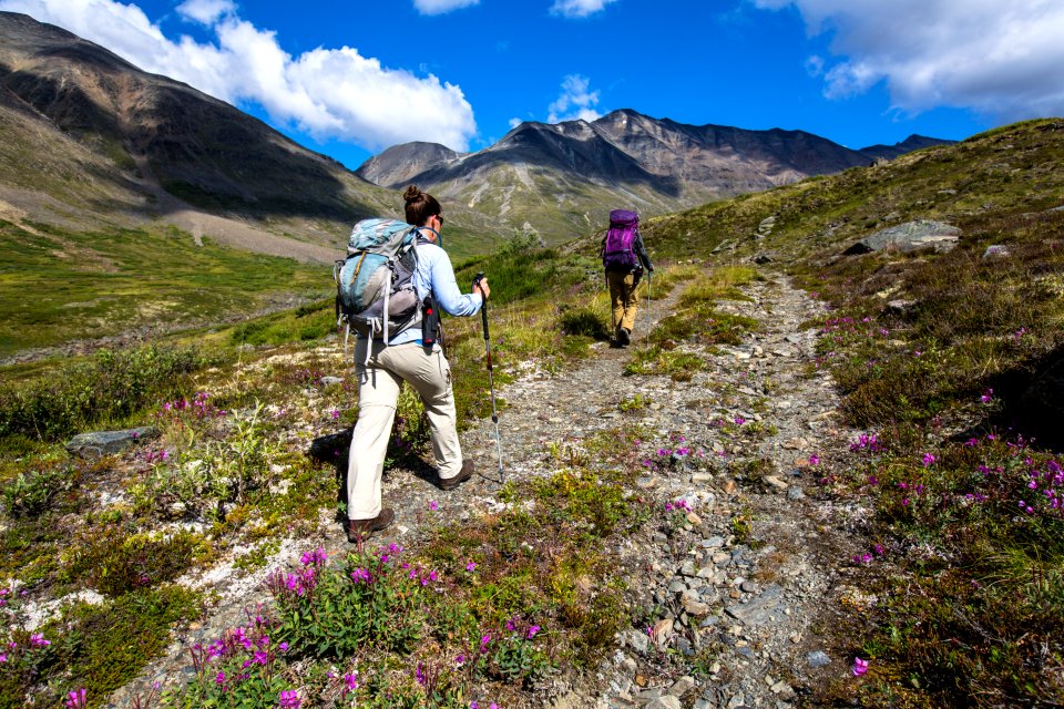 Hiking from the Landing Strip