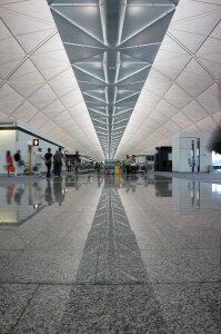 Terminal based on the suspended ceiling