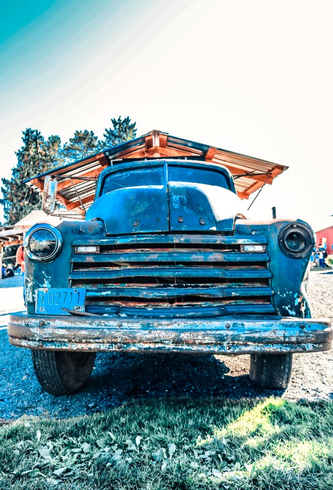 Vintage farm vehicle