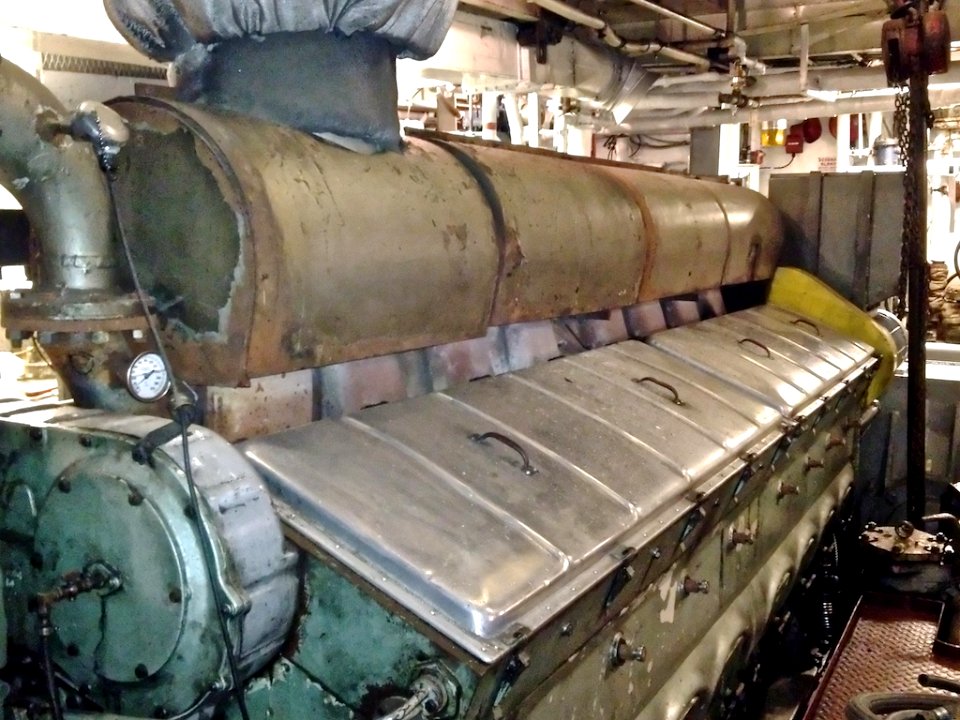 Diesel Engine on the Research Vessel Miller Freeman