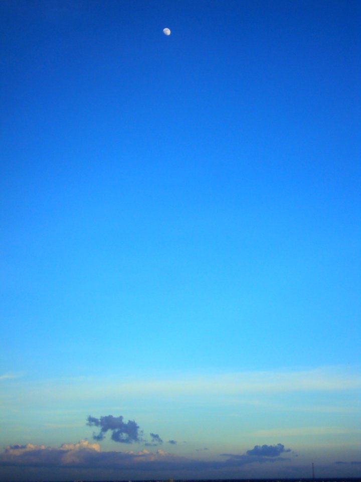 Moon in the sky