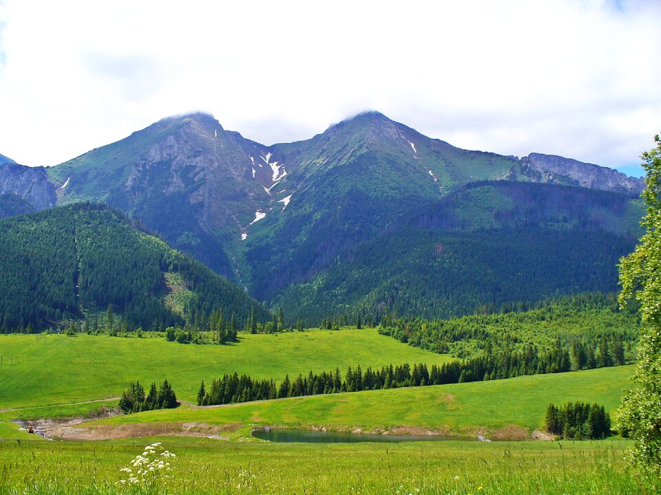 View tops the high tatras