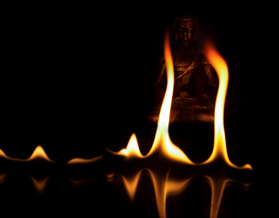 Flame fire brand