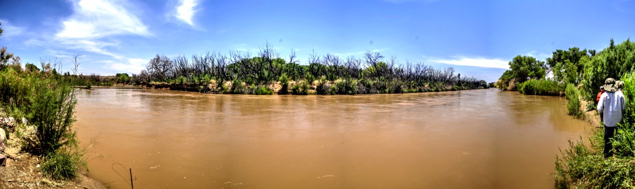 Burned area near Escondida NM