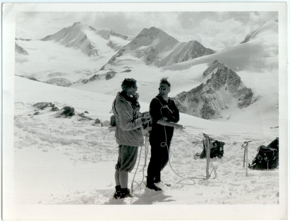 2 Climbers in Snow
