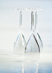 Drink champagne glasses bar