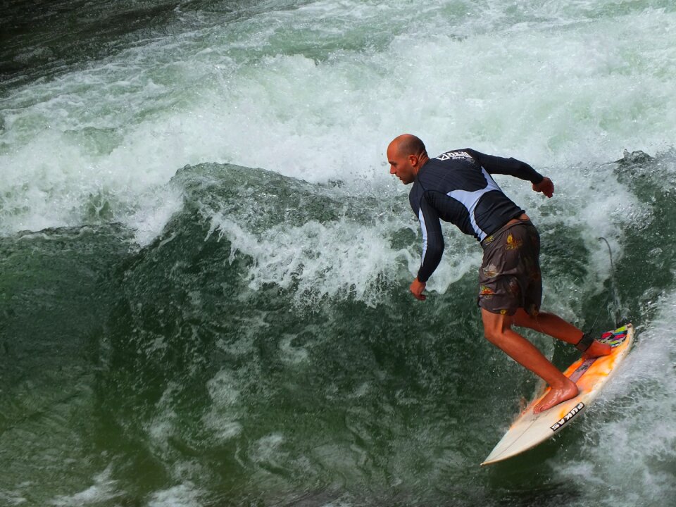 Surf english garden bavaria photo