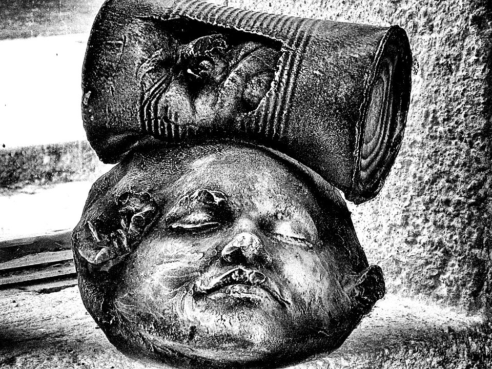 Brain Squashed by Can of Food