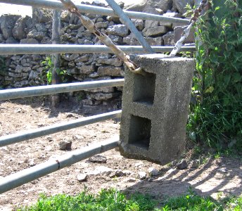 Breeze block.