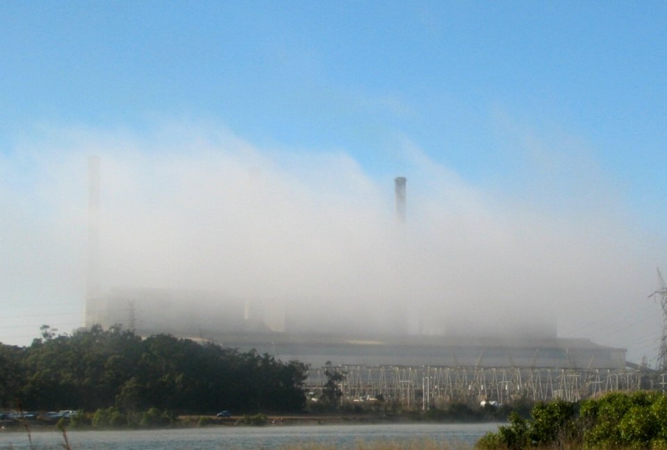 Winter Fog over the power-station